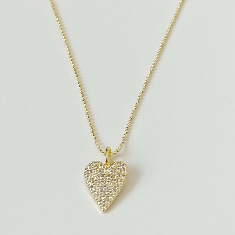 Camelia Heart Necklace - Picture 2 of 4